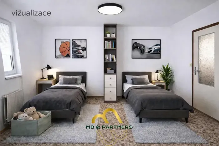 Prodej bytu 4+1, Chlum u Třeboně, Sídliště F. Hrubína, 87 m2