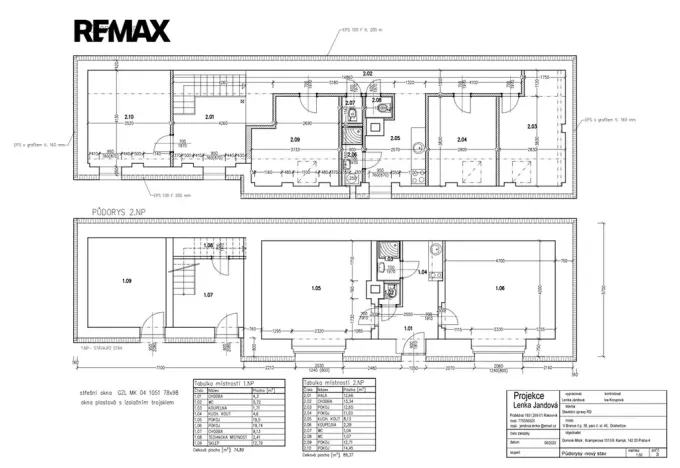 Pronájem ubytování, Drahelčice, V Brance, 164 m2
