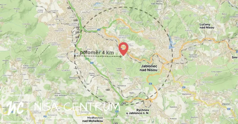 Prodej louky, Liberec - Liberec XXX-Vratislavice nad Nisou, 3945 m2