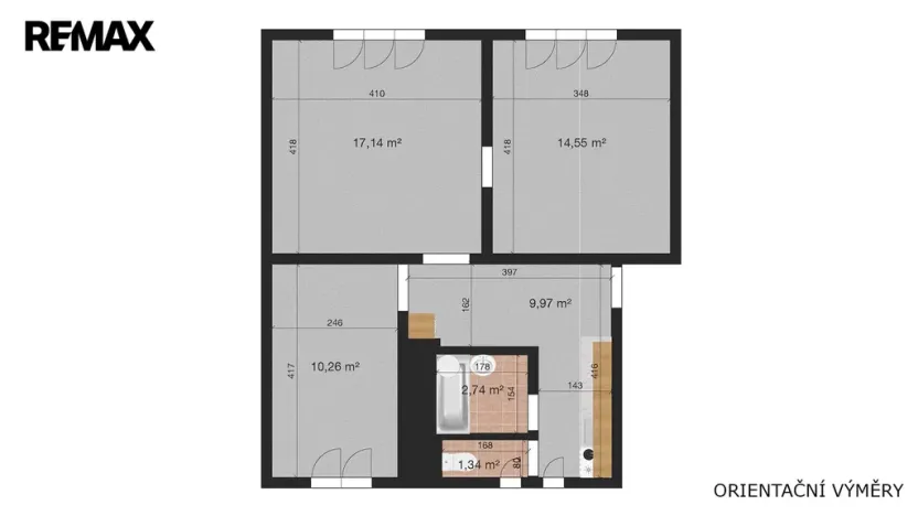 Prodej bytu 2+1, Mnichovo Hradiště, Svatopluka Čecha, 55 m2