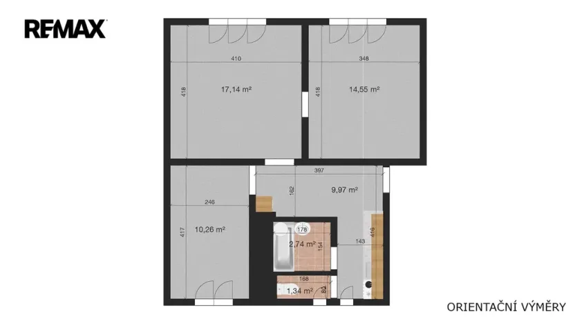 Prodej bytu 2+1, Mnichovo Hradiště, Svatopluka Čecha, 55 m2