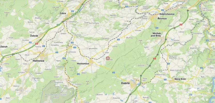 Prodej pozemku pro bydlení, Velký Chlumec, okres beroun, 1355 m2
