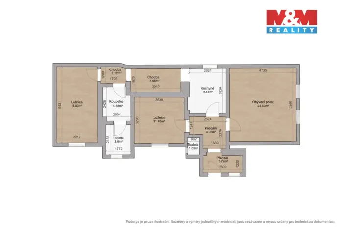 Prodej rodinného domu, Srbice - Těšovice, 83 m2