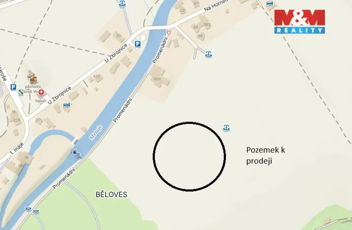 Prodej pozemku pro bydlení, Náchod, Promenádní, 13250 m2