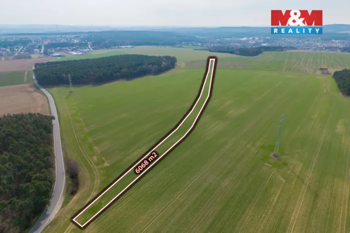 Prodej pole, Třemošná, 6068 m2