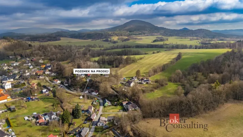 Prodej pozemku pro bydlení, Kunratice u Cvikova, 1655 m2