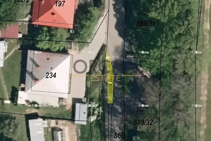 Prodej pozemku, Horní Lhota, 21 m2