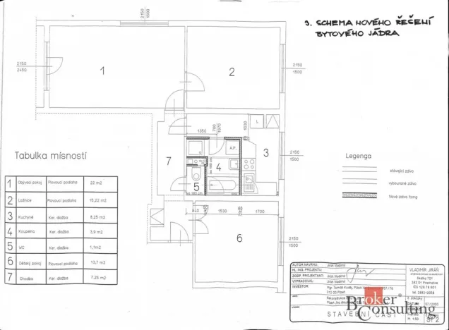 Prodej bytu 3+1, Plzeň - Doubravka, Na Dlouhých, 68 m2