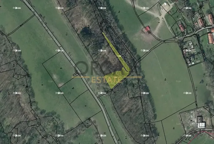 Prodej podílu lesa, Úštěk, 1451 m2