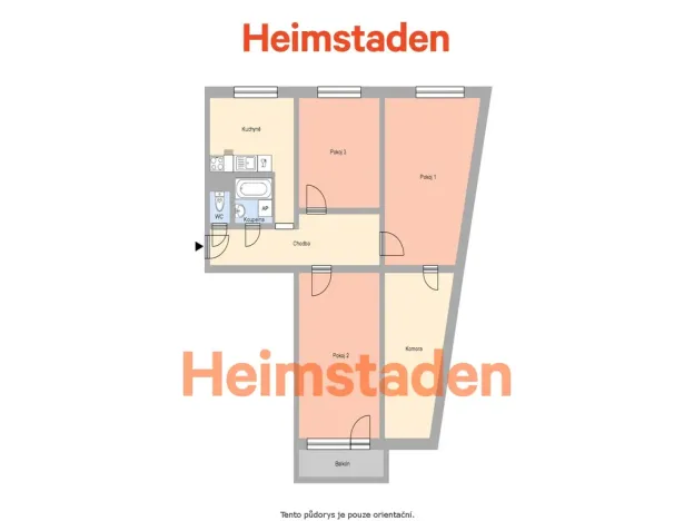 Pronájem bytu 3+1, Český Těšín, Viaduktová, 75 m2