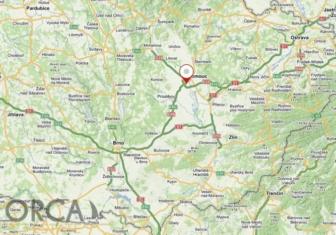 Prodej podílu komerčního pozemku, Olomouc, 2811 m2