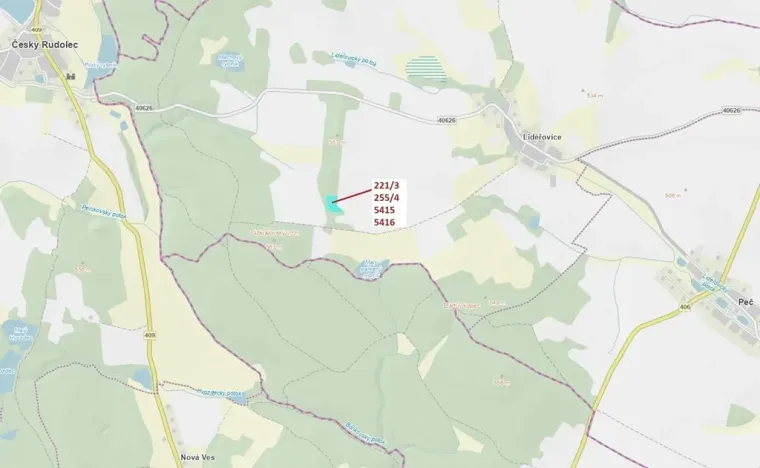 Dražba lesa, Peč, 7902 m2