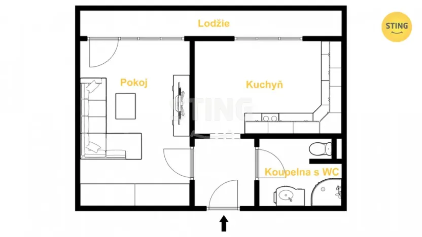 Prodej bytu 1+1, Ostrava, Ludvíka Podéště, 45 m2