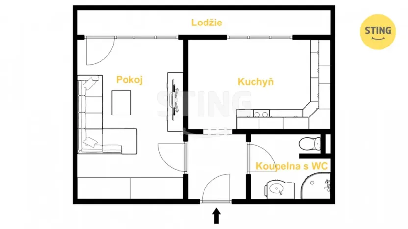 Prodej bytu 1+1, Ostrava, Ludvíka Podéště, 45 m2