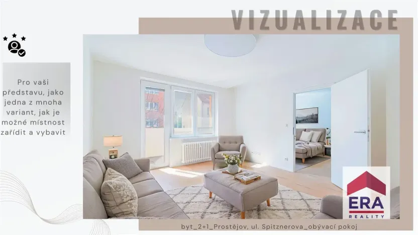 Pronájem bytu 2+1, Prostějov, Spitznerova, 56 m2