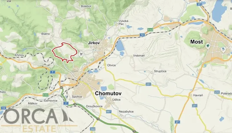 Prodej zahrady, Blatno, 2058 m2