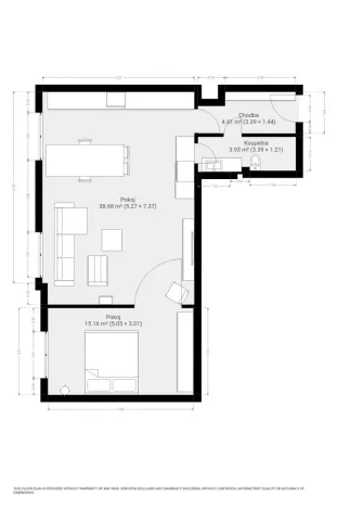 Pronájem bytu 2+kk, Brno, Slovinská, 64 m2