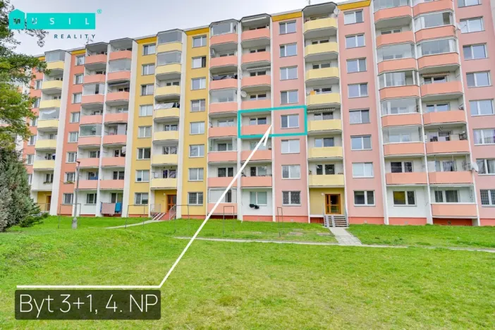 Pronájem bytu 3+1, Olomouc - Neředín, Jílová, 76 m2