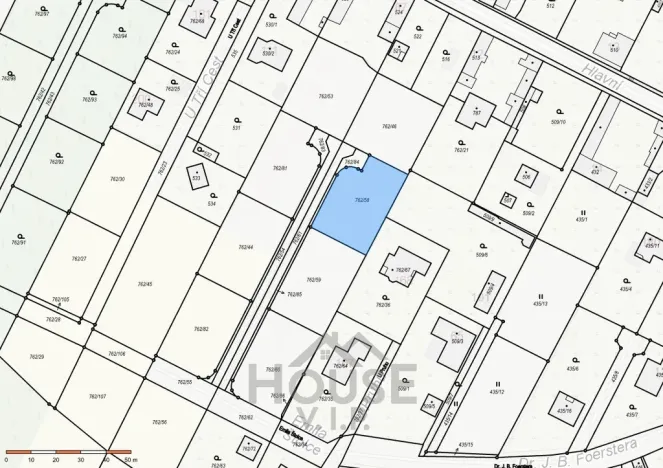 Prodej pozemku pro bydlení, Nový Vestec, Dr. J. B. Foerstera, 847 m2