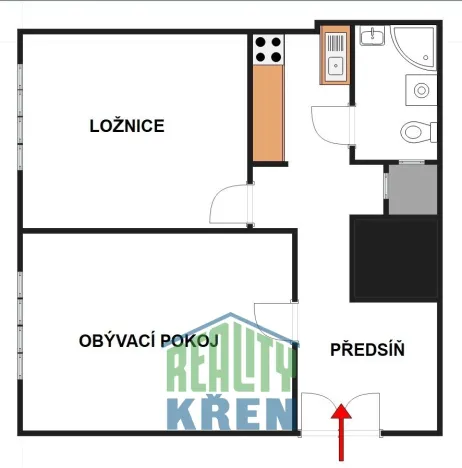 Prodej bytu 2+kk, Praha - Bubeneč, Lotyšská, 55 m2