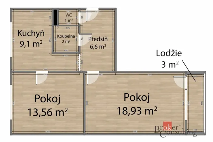 Prodej bytu 2+1, Aš, Žižkova, 52 m2