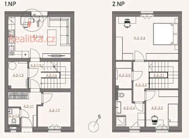 Prodej bytu 4+kk, Střemy, 98 m2
