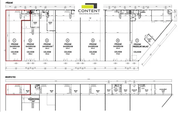 Pronájem skladu, Dobřejovice, Jesenická, 395 m2