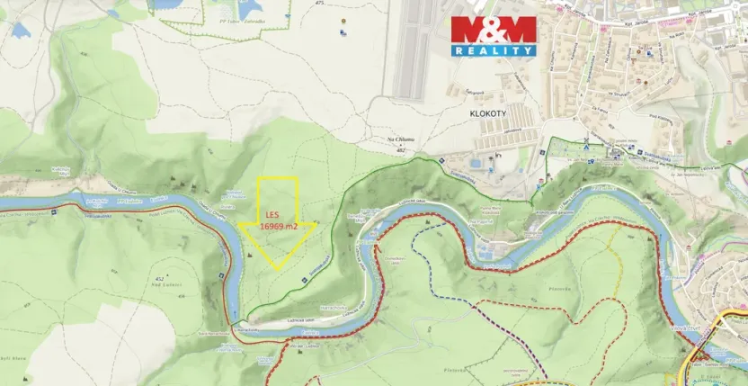 Prodej lesa, Tábor, 16969 m2