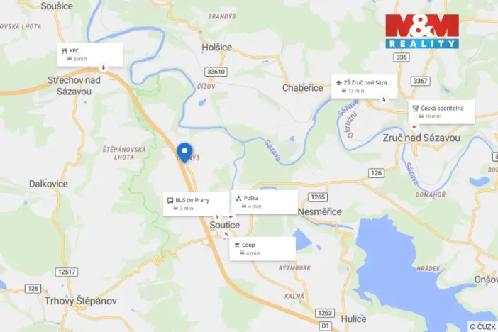 Prodej pozemku pro bydlení, Soutice - Černýš, 896 m2