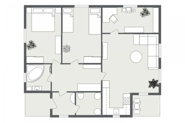 Prodej rodinného domu, Krmelín, Spojná, 87 m2