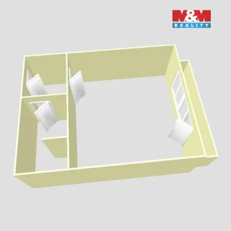 Prodej bytu 1+kk, Ostrava - Poruba, náměstí Václava Vacka, 30 m2