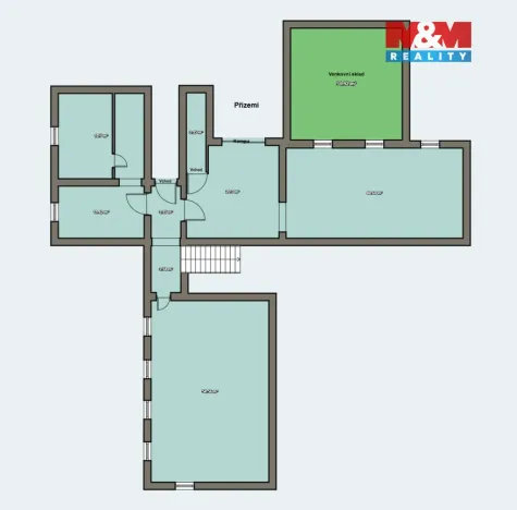 Pronájem skladu, Jirkov, Mostecká, 255 m2