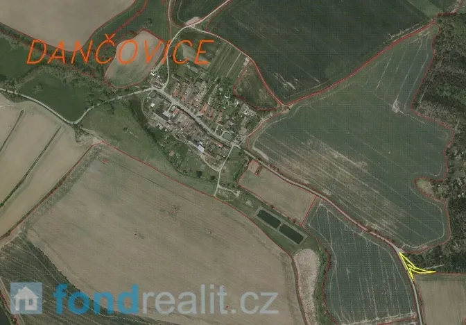 Prodej pozemku, Dešná - Dančovice, 1277 m2