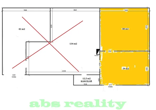 Pronájem skladu, Kostomlaty nad Labem, 140 m2