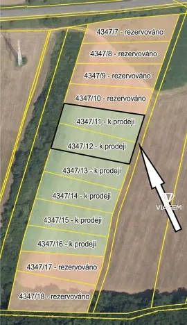 Prodej zahrady, Praha, 1012 m2