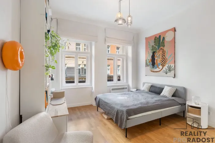 Pronájem bytu 2+kk, Praha - Žižkov, Víta Nejedlého, 43 m2