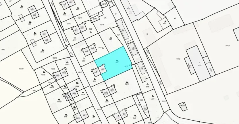 Dražba zahrady, Kutná Hora, 1173 m2