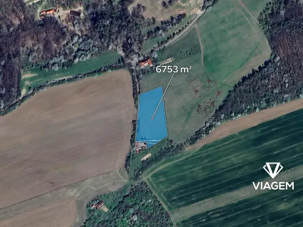 Prodej podílu pole, Stříbrnice, 1350 m2