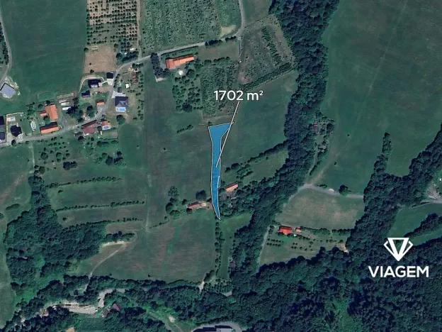 Prodej podílu zahrady, Jablůnka, 851 m2