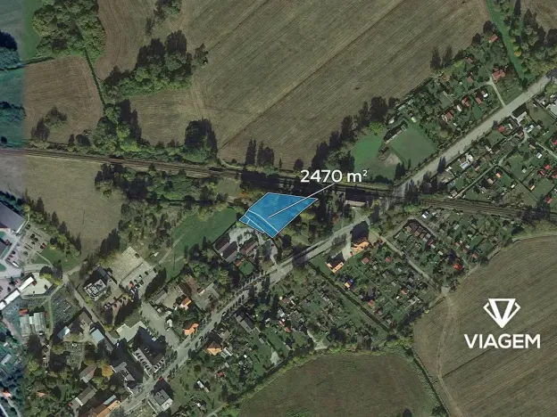 Prodej podílu zahrady, Třeboň, 576 m2