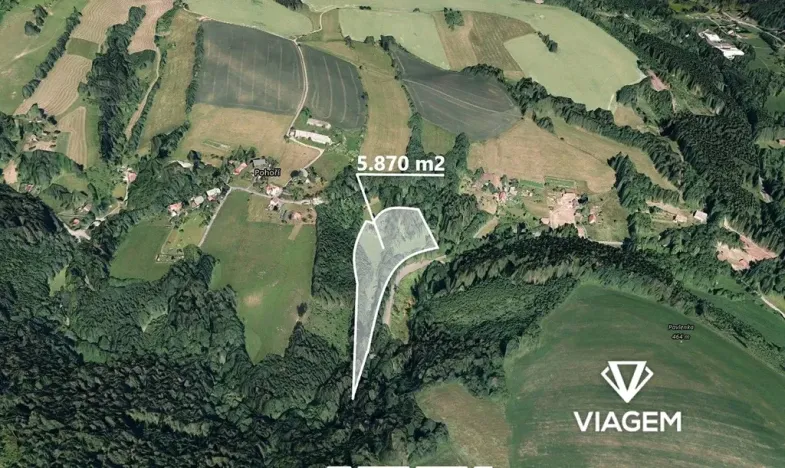 Prodej podílu zahrady, Stružinec, 2935 m2