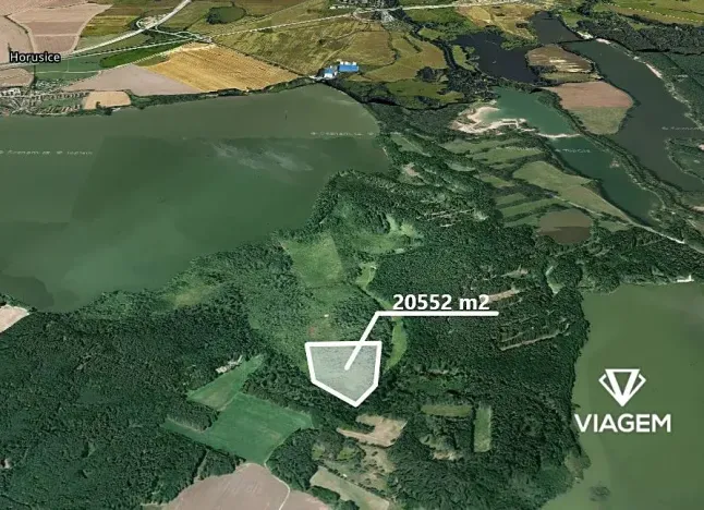 Prodej podílu lesa, Veselí nad Lužnicí, 20552 m2