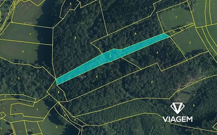 Prodej podílu lesa, Lužná, 1572 m2