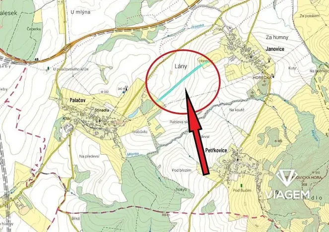 Prodej pole, Starý Jičín, 20472 m2