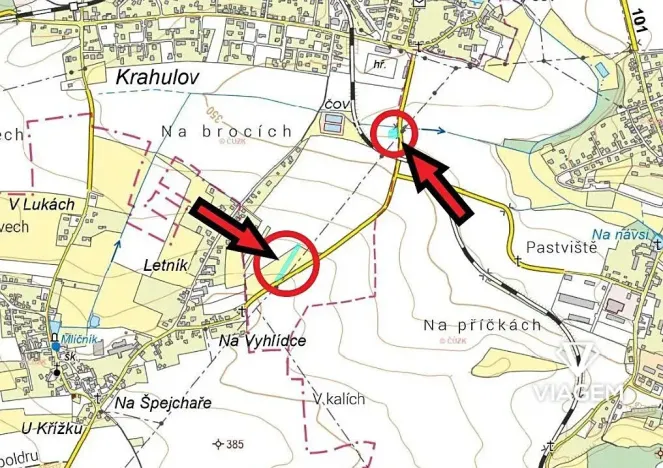 Prodej podílu pole, Nučice, 532 m2