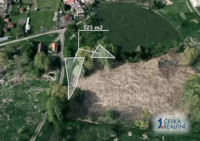 Prodej pole, Liběšice, 525 m2