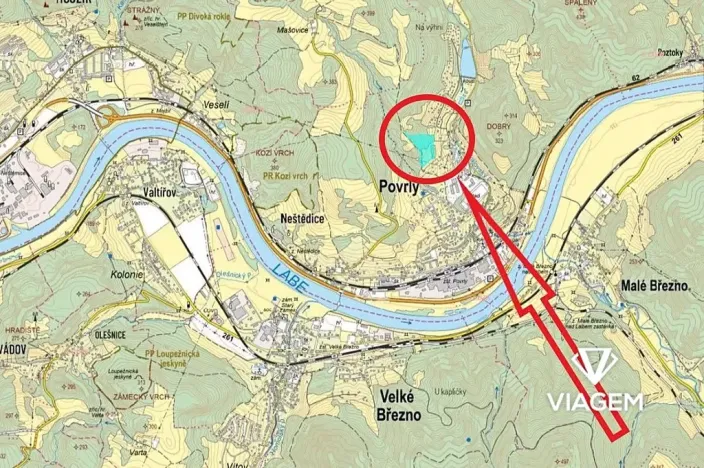 Prodej lesa, Povrly, 26984 m2