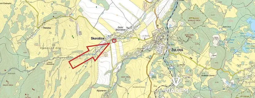 Prodej podílu zahrady, Skorošice, 249 m2