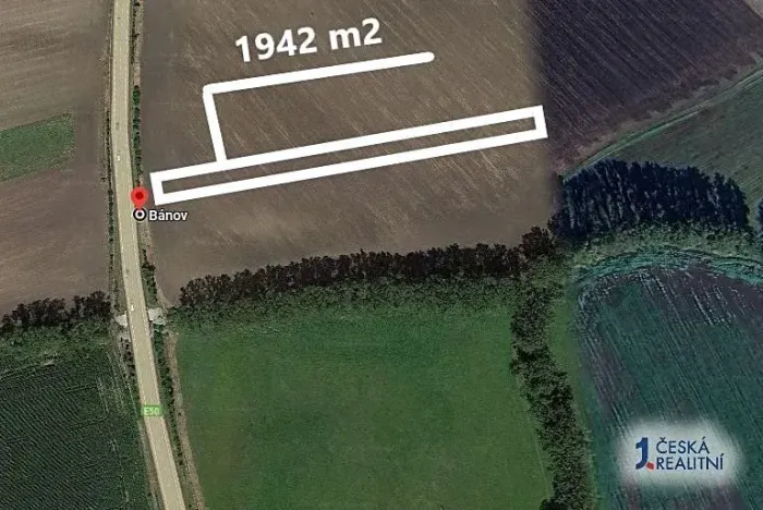 Prodej podílu pole, Bánov, 647 m2
