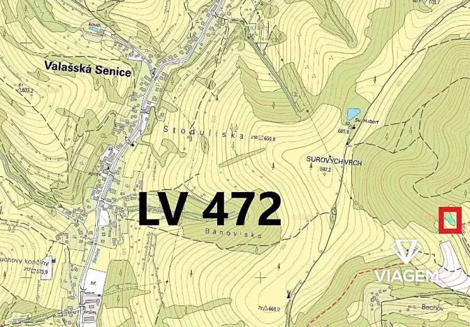 Prodej podílu zahrady, Valašská Senice, 2131 m2